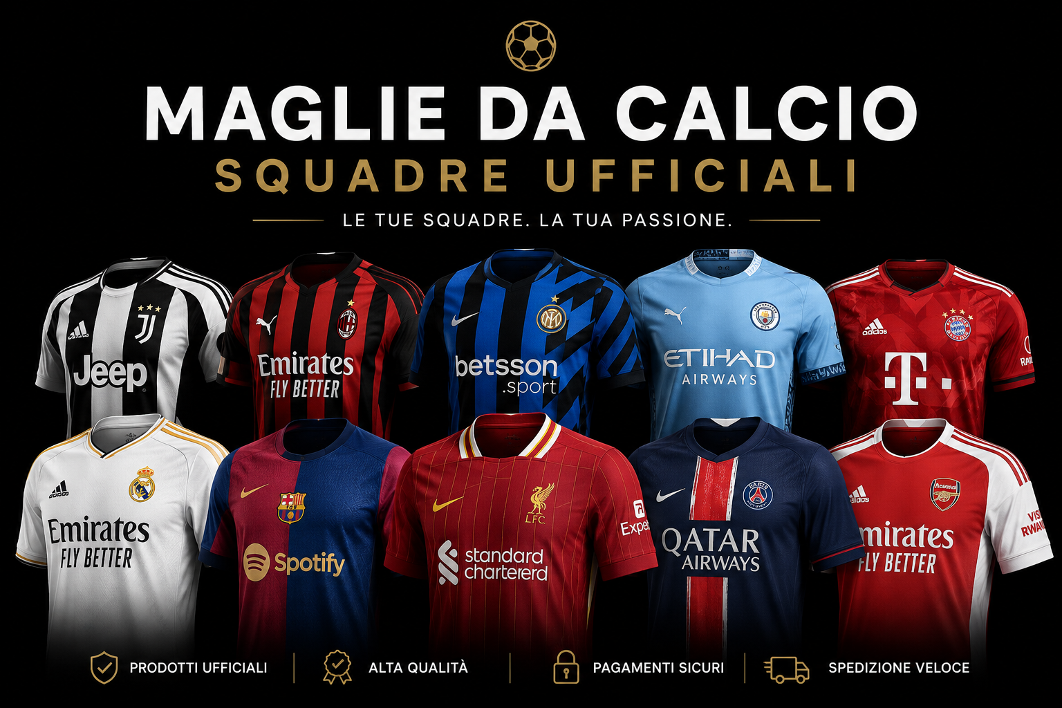 Maglie da calcio ufficiali