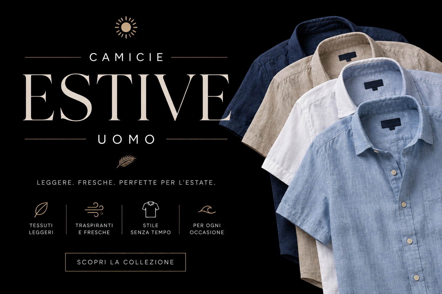 Camicie uomo estive