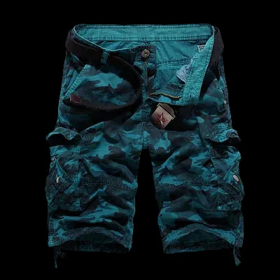 Pantaloncini Cargo Mimetici Uomo | Taglio Largo | Militare | Primavera-Estate 2025 | 6 Colori
