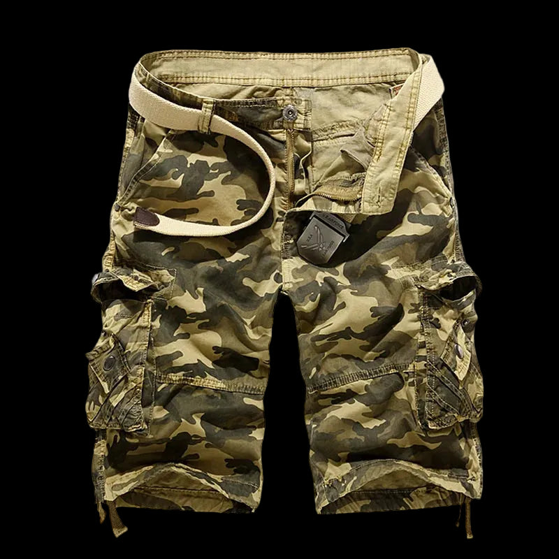 Pantaloncini cargo larghi mimetici da uomo 2025 Estate Militare