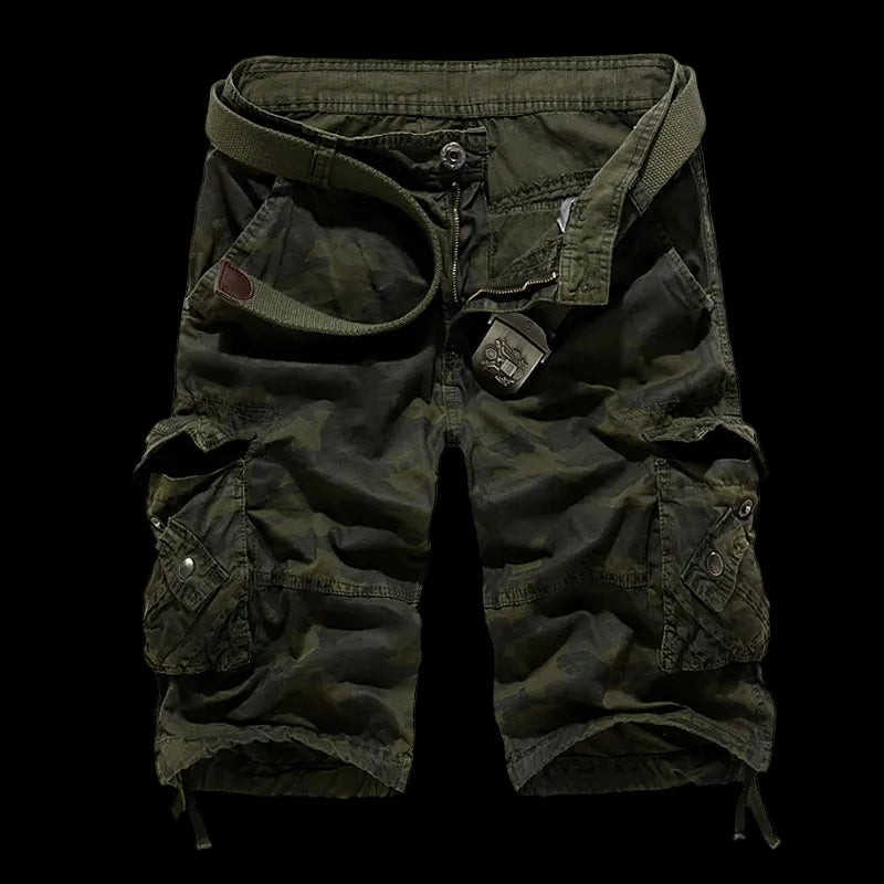 Pantaloncini cargo larghi mimetici da uomo 2025 Estate Militare