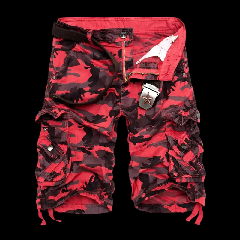 Pantaloncini cargo larghi mimetici da uomo 2025 Estate Militare