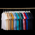 T-Shirt Uomo in Puro Cotone 230g | Vestibilità Ampia | Girocollo | Tinta Unita | 4 Stagioni