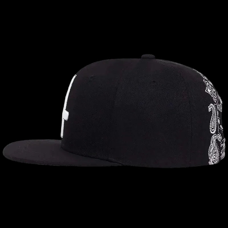 Cappellini da baseball casual regolabili unisex con ricamo a croce piatta.