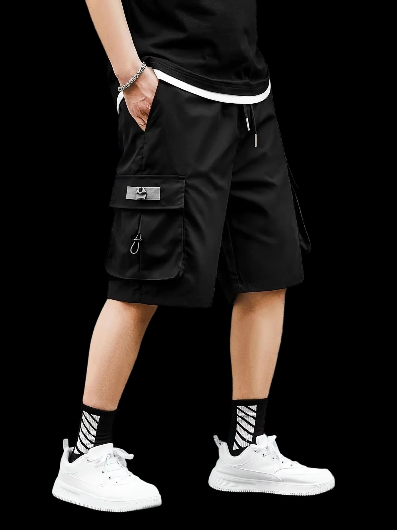Pantaloncini Cargo Uomo | Outdoor, Viaggi e Sport | Tasche Ampie | Tessuto Leggero