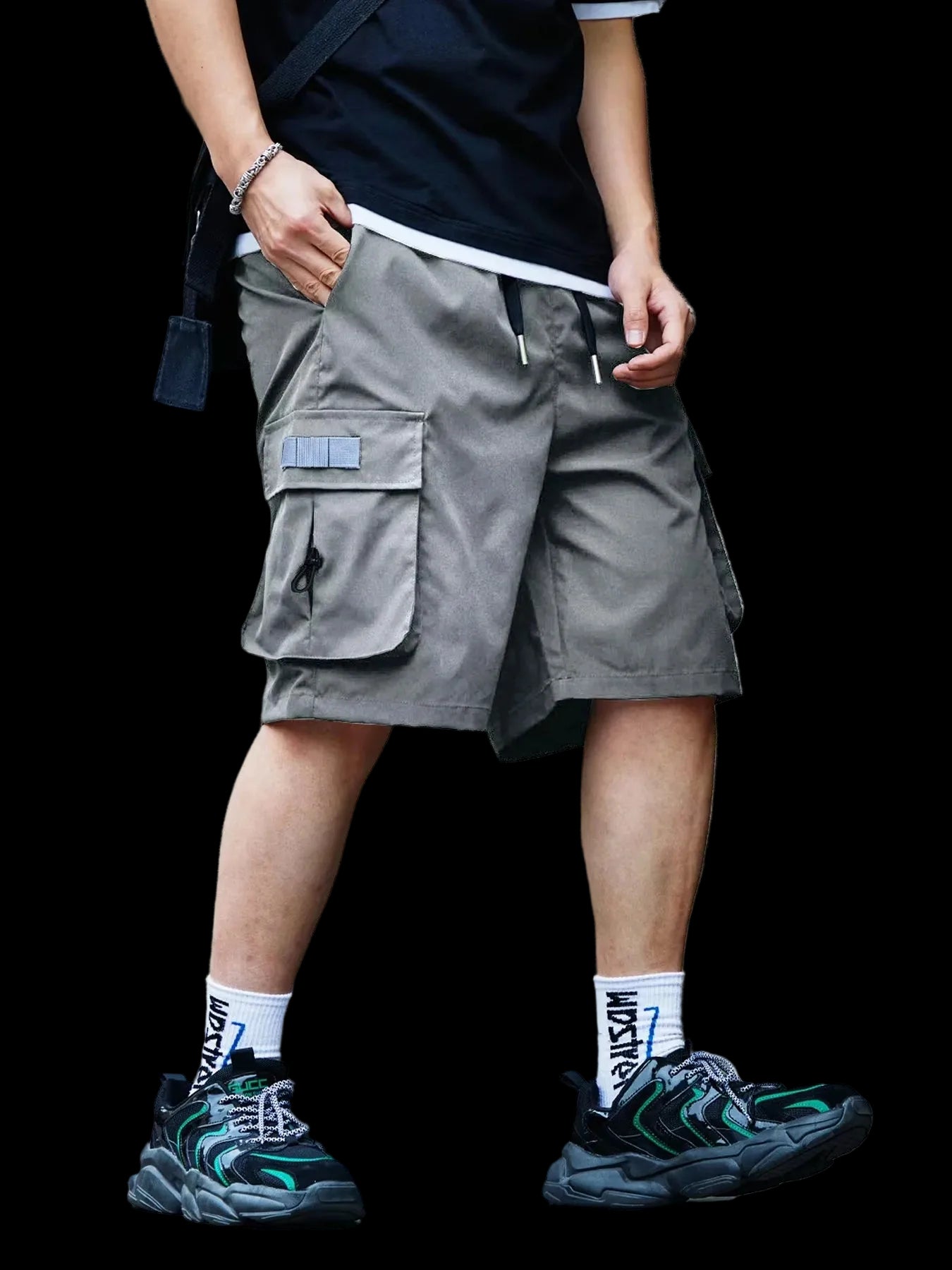 Pantaloncini Cargo Uomo | Outdoor, Viaggi e Sport | Tasche Ampie | Tessuto Leggero