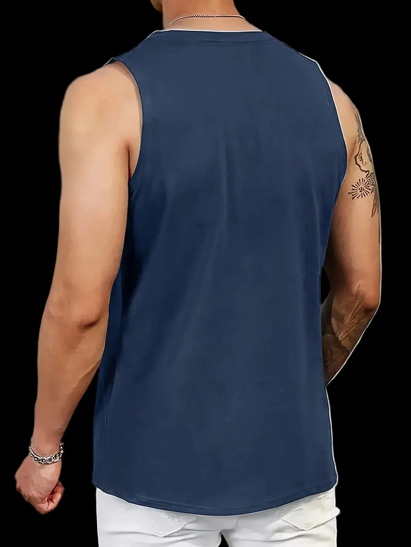 Canotta  sportivo casual estivo da uomo Boston est 1997 con stampa, comodo e traspirante, girocollo, senza maniche