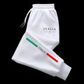 Pantaloni della Tuta Uomo con Stampa Italiana | Casual Sportivi | 4 Colori | Taglie S-4XL