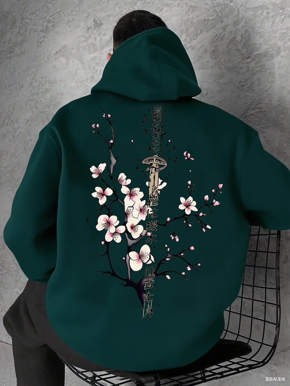 Men's Hooded Sweatshirt for Street Casual Wear, Loose-fitting, Suitable for Autumn and Winter, Fashionable Pullover Shirt