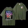 T-Shirt Uomo "New York Art" con Orso e Tramonto | Cotone Oversize | Stampa Artistica | 6 Taglie