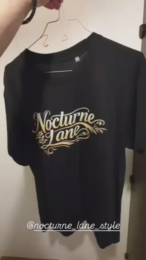 Maglietta nera NOCTURNE LANE