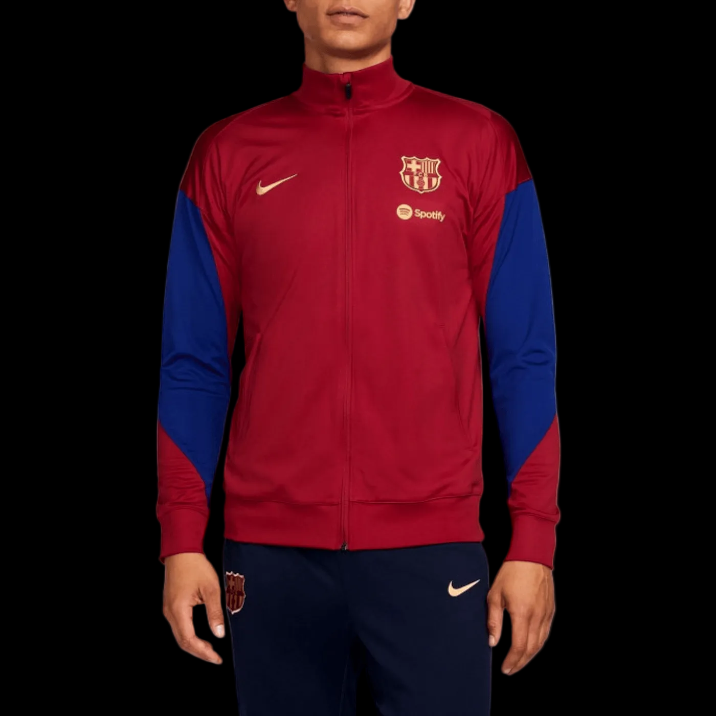 FC Barcelona red/blue training presentation soccer tracksuit 2024 - Nike