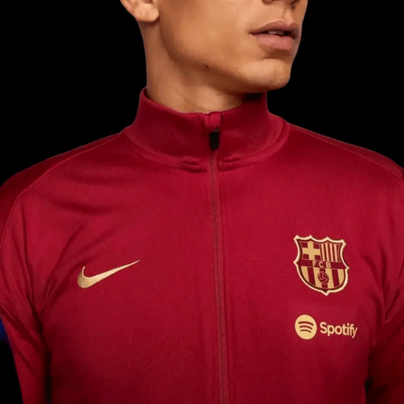 FC Barcelona red/blue training presentation soccer tracksuit 2024 - Nike